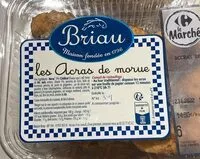 Mängden socker i Les acras de morue