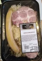 Mängden socker i Choucroute garnie industrielle