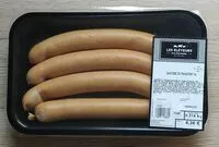 Mängden socker i Saucisse de Francfort x 4