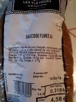 Mängden socker i Saucisse Fumée