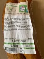 Mängden socker i Saucisses fumées