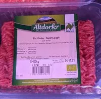 Mängden socker i Bio Hackfleisch gemischt