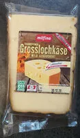 Mängden socker i Traunsteiner Grosslochkäse mild geräuchert