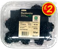 Mängden socker i Blackberries
