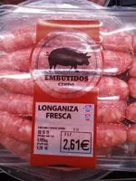 Mängden socker i Longaniza fresca