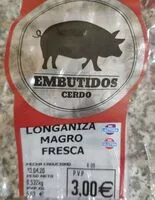 Mängden socker i Longaniza Magro Fresca