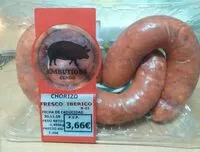 Mängden socker i Chorizo fresco de cerdo ibérico