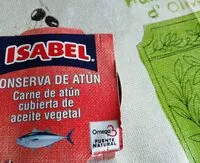 Mängden socker i Atún Isabel cubierta de aceite vegetal