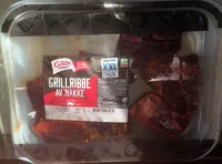 Mängden socker i Grillribbe av nakke