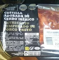Mängden socker i Costilla adobada de cerdo iberico