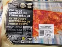 Mängden socker i Costilla adobada de cerdo ibérico