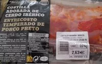 Mängden socker i Costilla adobada de cerdo ibérico