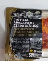 Mängden socker i Costilla adobada de cerdo ibérico
