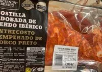 Mängden socker i Costilla adobada de cerdo iberico