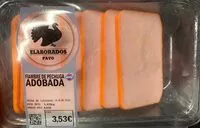 Mängden socker i Fiambre de pechuga de pavo adobada
