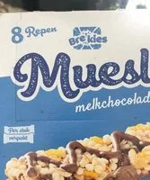 Mängden socker i Muesli melkchocolade