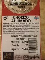 Mängden socker i Chorizo ahumado