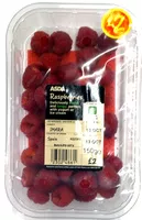 Mängden socker i Asda Raspberries