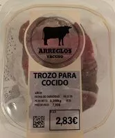 Mängden socker i Trozo para cocido