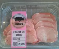 Mängden socker i Filetes de lomo de cerdo
