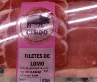 Mängden socker i Filetes de lomo de cerdo