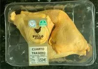 Mängden socker i Cuarto trasero de pollo rural