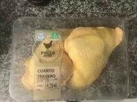 Mängden socker i Cuarto trasero de pollo