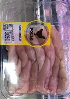 Mängden socker i Filet de poulet