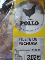 Mängden socker i Filete pechuga