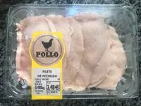 Mängden socker i Filete de pechuga de pollo