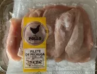 Mängden socker i Filete de pechuga de pollo