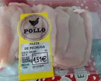 Mängden socker i Pechuga de Pollo