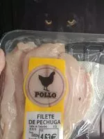 Mängden socker i Filete de pechuga de pollo
