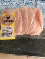 Mängden socker i Filete de pechuga de pollo