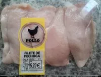 Mängden socker i Filete de pechuga de pollo