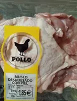 Mängden socker i Muslo deshuesado con piel