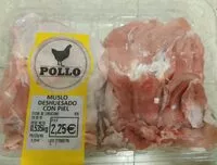 Mängden socker i Muslo deshuesado con piel