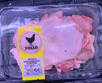 Mängden socker i Muslo deshuesado con piel