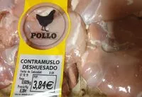 Mängden socker i Contramuslo deshuesado