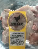 Mängden socker i Contramuslo deshuesado de pollo