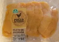 Mängden socker i Filete de pechuga de pollo de campo