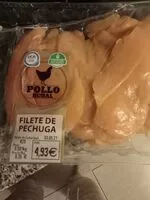 Mängden socker i Filete de pechuga pollo rural