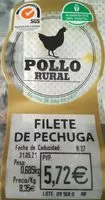Mängden socker i Filete de pechuga de pollo rural