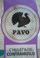Mängden socker i Chuleta de contramuslo de pavo