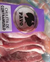 Mängden socker i Chuleta de contramuslo de pavo