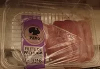 Mängden socker i Filete de pechuga de pavo