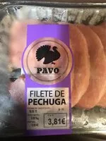 Mängden socker i Pechuga de pavo