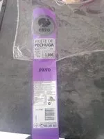 Mängden socker i Filetes de pechuga de pavo