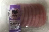Mängden socker i Filete de pechuga de pavo