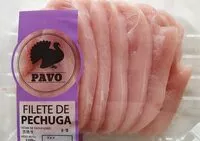 Mängden socker i Filete de pavo